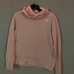 Pink Under Armour Turtleneck Hoodie
